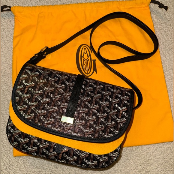 SOLD*Goyard Belvedere II Messenger Bag Coated Canvas PM Black - Picture 2 of 11